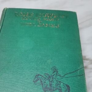 Green Hardcover Book - Lone Cowboy